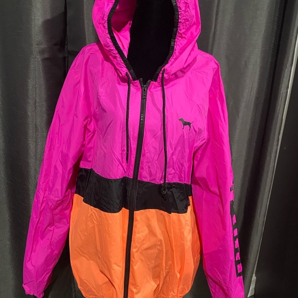 PINK Victoria's Secret Jackets & Blazers - Love Pink Neon Jacket